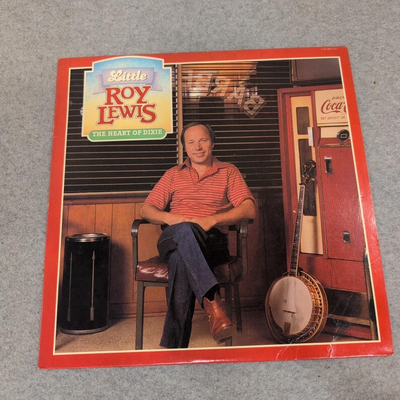 Little Roy Lewis The Heart Of Dixie Vinilo LP Canaan Records 1984 Bluegrass imagen 1