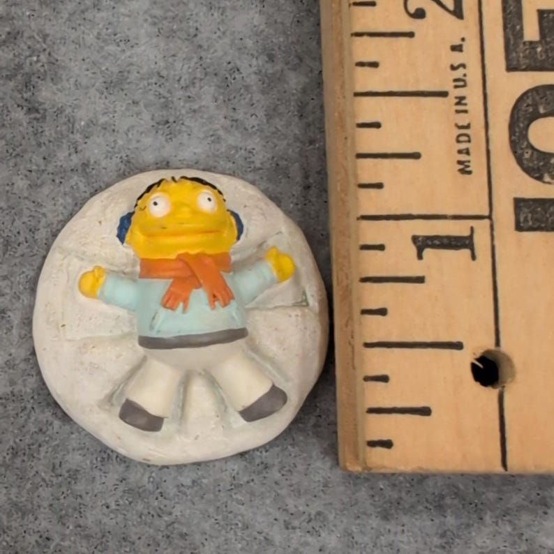 Hawthorne Village The Simpsons Ralph Wiggum Snow Angel Christmas Figurine 2004 image 2