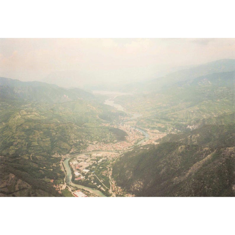 Vintage 1999 USAF Aerial Photos Bosnia Balkans Mountains Rivers Lot of 11 image 5