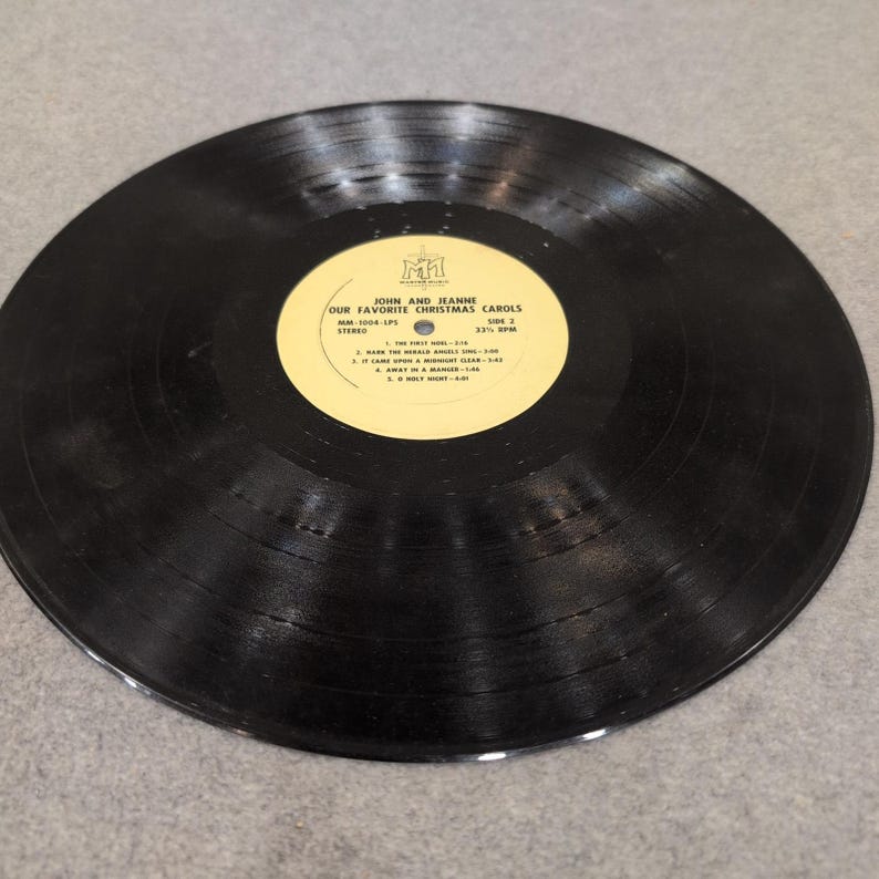 John und Jeanne Unsere Lieblings-Weihnachtslieder Vinyl LP Master Music MM-1004-LPS Bild 4