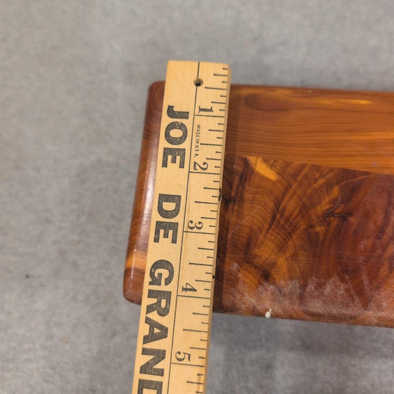 Vintage Lane Cedar Chest Miniature Salesman Sample George Cater Furniture Box image 9