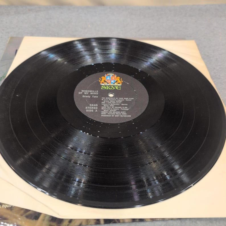 Grady Tate Windmills of My Mind Vinyl LP Skye Records SK-4D Stereo 1968 Jazz image 5