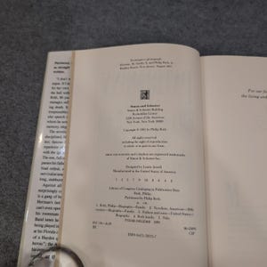 Patrimony A True Story Philip Roth First Edition Hardcover Memoir 1991 image 4