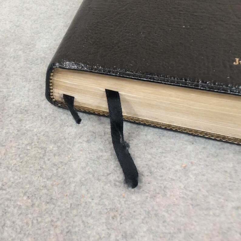 Thomas Nelson NASB The Open Bible Edition Black Leather Red Letter 947 Vintage image 6