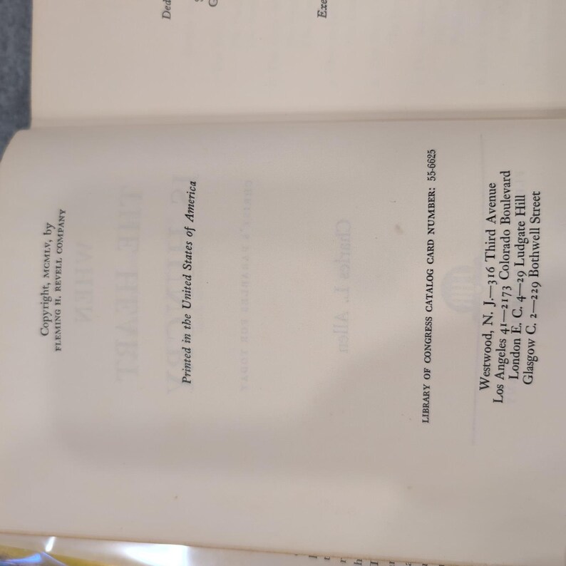 Wenn das Herz hungrig ist Die Gleichnisse Christi für heute Charles L Allen Hardcover Bild 4