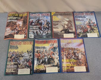 Military History Magazine Lot of 7 Issues 1997 Alexander Lee Mongol