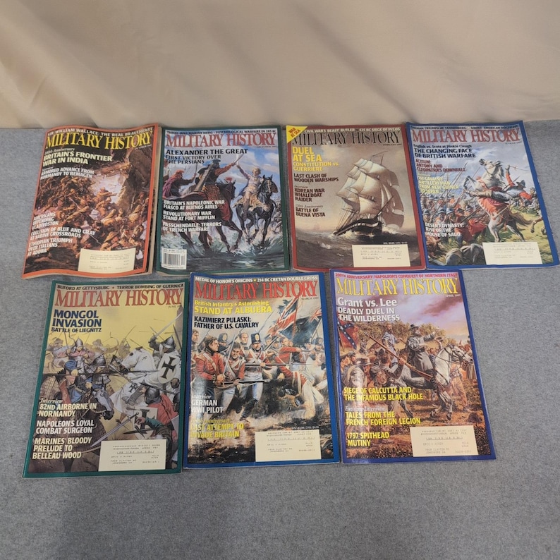 Tijdschrift militaire geschiedenis Lot van 7 uitgaven 1997 Alexander Lee Mongol afbeelding 1