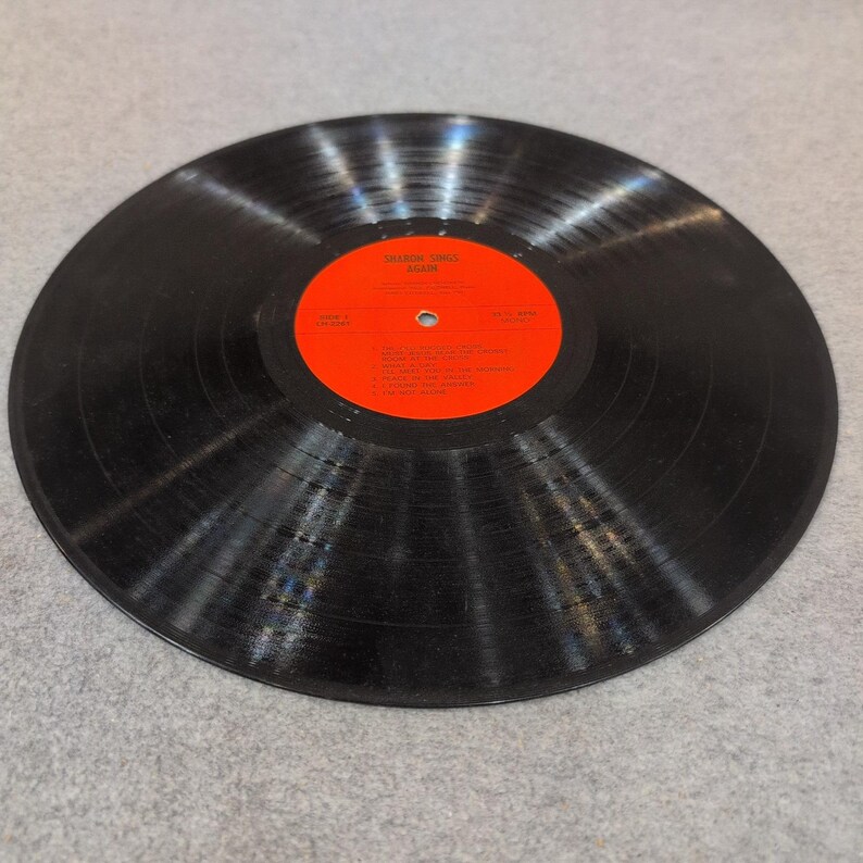 Sharon Sings Again Sharon Cheatham Vinyl LP Gospel LH-2261 Mono 33 RPM Record image 4