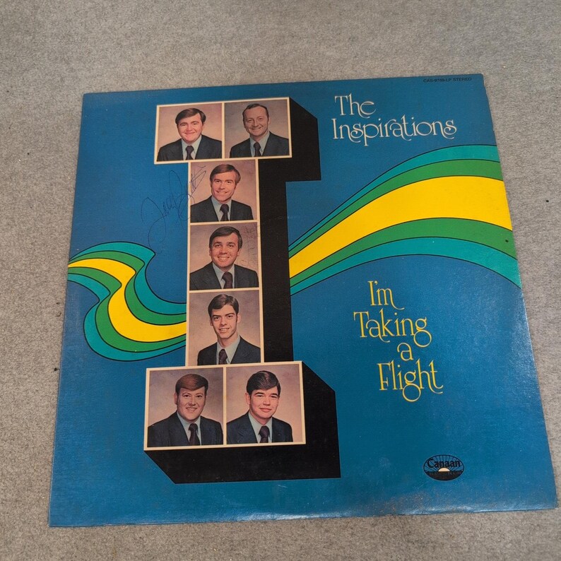 The Inspirations Im Taking a Flight Vinyl LP Canaan Records CAS-9769-LP 1975 image 1