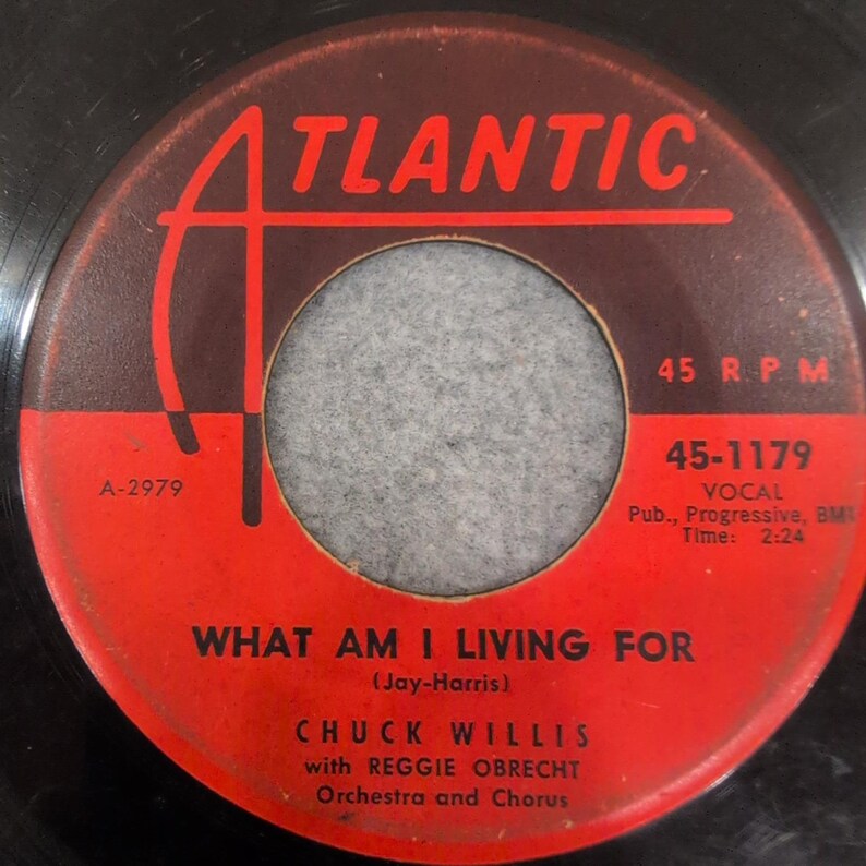 Chuck Willis What Am I Living For Hang Up My Rock and Roll Shoes Atlantic 1179 image 2