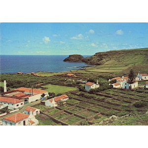 Santa Maria Azores Portugal Postcard Anjos Coastal Village View image 1