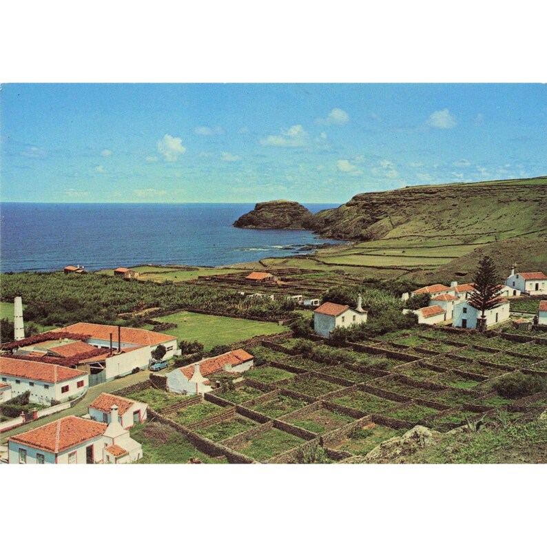 Santa Maria Azores Portugal Postcard Anjos Coastal Village View image 1