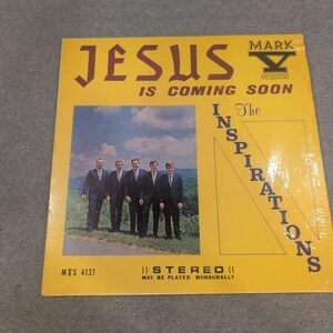 The Inspirations Jesus Is Coming Soon Mark V Unigroove MV 4137 Vinyl LP Record image 1