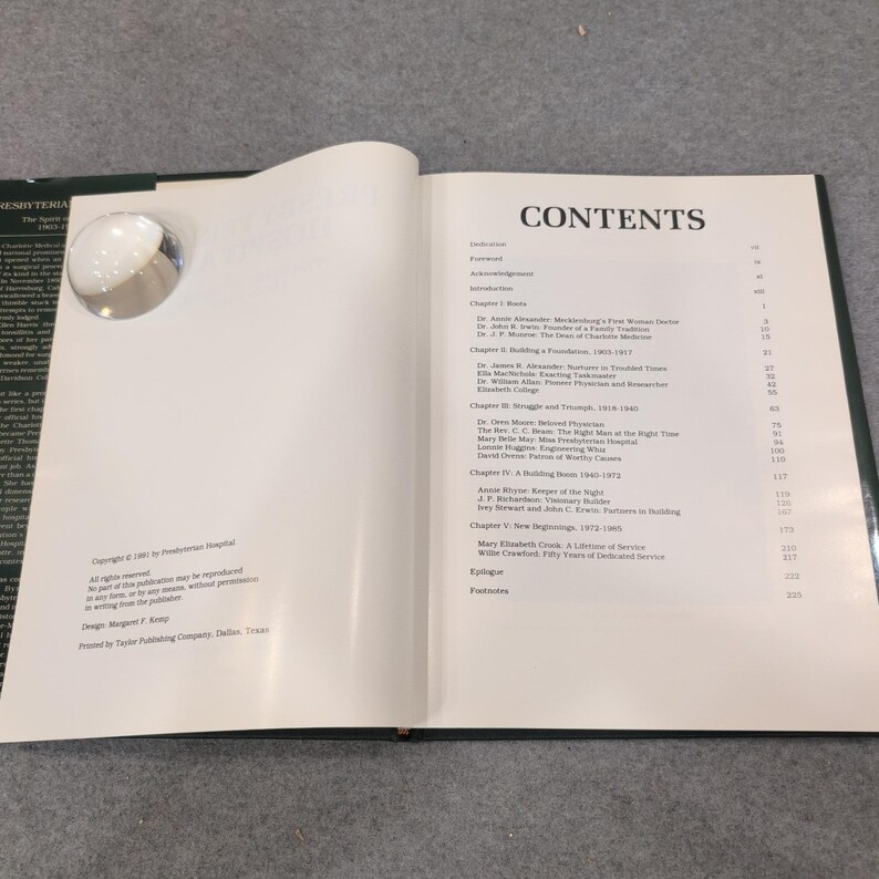 Ospedale Presbiteriano Lo Spirito di Cura 1903-1985 Libro di Storia Greenwood immagine 4