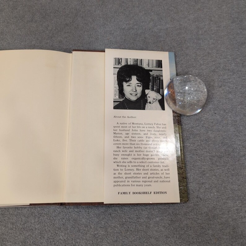 Next Year Country by Lorney Faber 1975 Montana Ranching Memoir Hardcover VG+ image 4