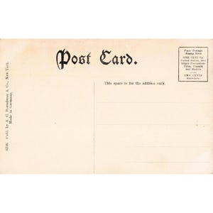 Heart Lake PA Susquehanna Co Postcard Greetings From Depot Church Parsonage image 2