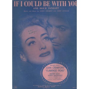 Lote de partituras antiguas: Ivory Icing, Earl Hines, Flamingo Road, Joan Crawford imagen 1