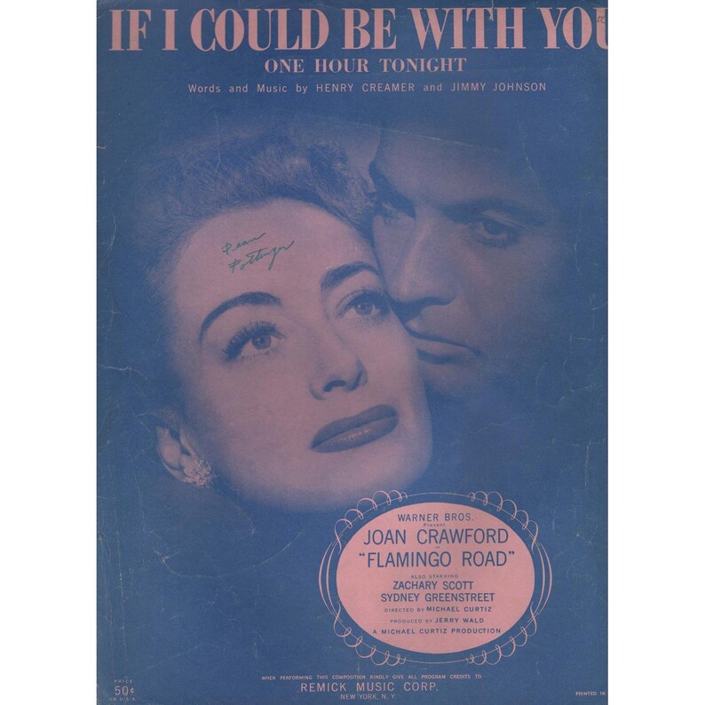 Lote de partituras antiguas: Ivory Icing, Earl Hines, Flamingo Road, Joan Crawford imagen 1