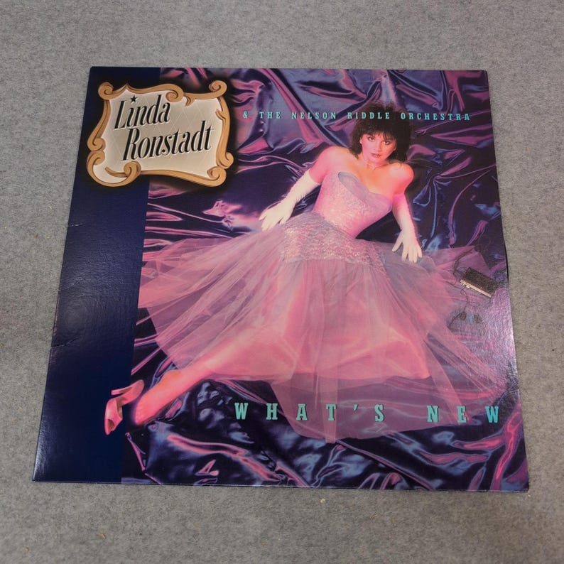 Linda Ronstadt What's New Vinyl LP Nelson Riddle Orchestra 1983 Elektra 60260-1 image 1