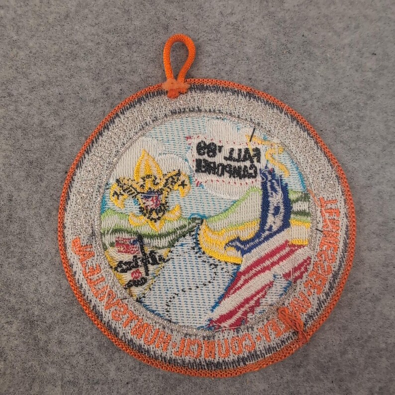 Fall 89 Camporee Patch Tennessee Valley Council Chickasaw District 25th Anniv image 2