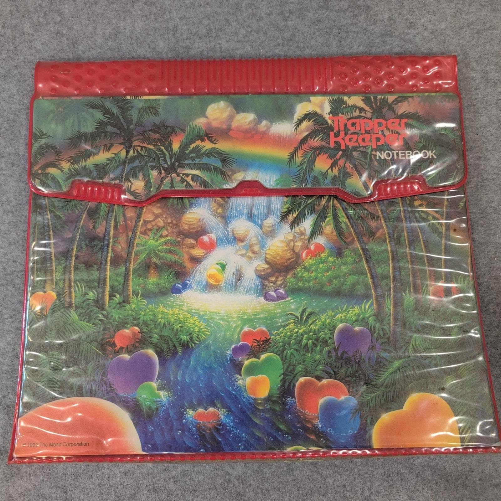 Vintage 1992 Mead Trapper Keeper Notebook Folder Tropical
