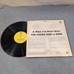 The Cooke Duet and Sons A Place I've Never Been Vinyl LP Jewel Records LPS 388 image 2