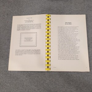 Seton Square Marion Cookbook 1984 Vintage Ohio Community Recipes Spiral Bound image 2
