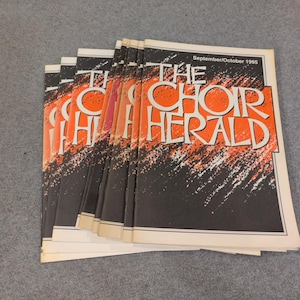 The Choir Herald September October 1995 Church Music Magazine Lot of 9 image 1