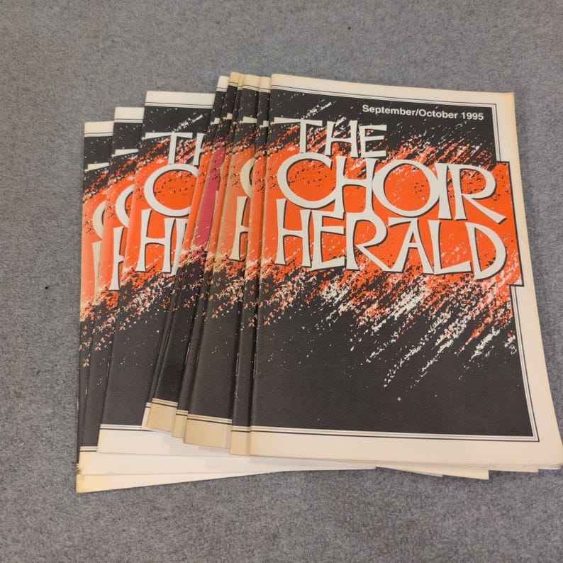 The Choir Herald September October 1995 Church Music Magazine Lot of 9 image 1