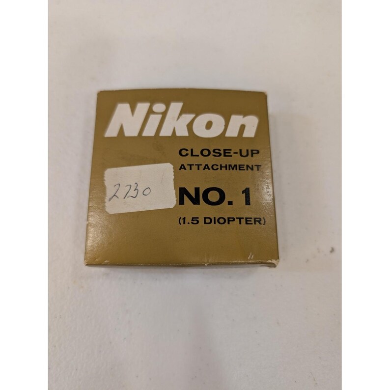 NIKON Close-Up Attachment No. 1 (1,5 diottrie) 52 mm – Filtro per obiettivo vintage Giappone immagine 5