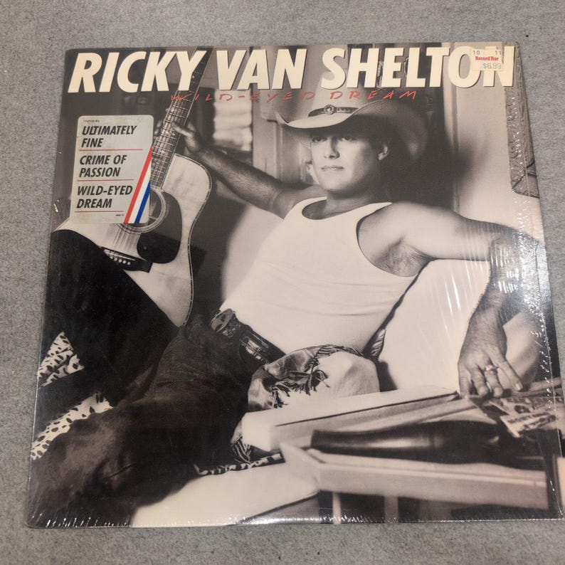 Ricky Van Shelton Wild-Eyed Dream Vinyl LP Columbia C 40602 Country 1987 VG+ image 1