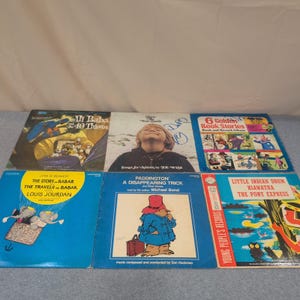 ヴィンテージ子供向けレコードセット パディントン ババール ゴールデンブックス LP 6枚組 画像 1