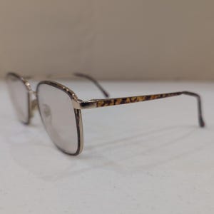 Vintage Titmus TOR Z87 Eyeglasses Frames Tortoise Gold Tone Classic Style Safety image 1