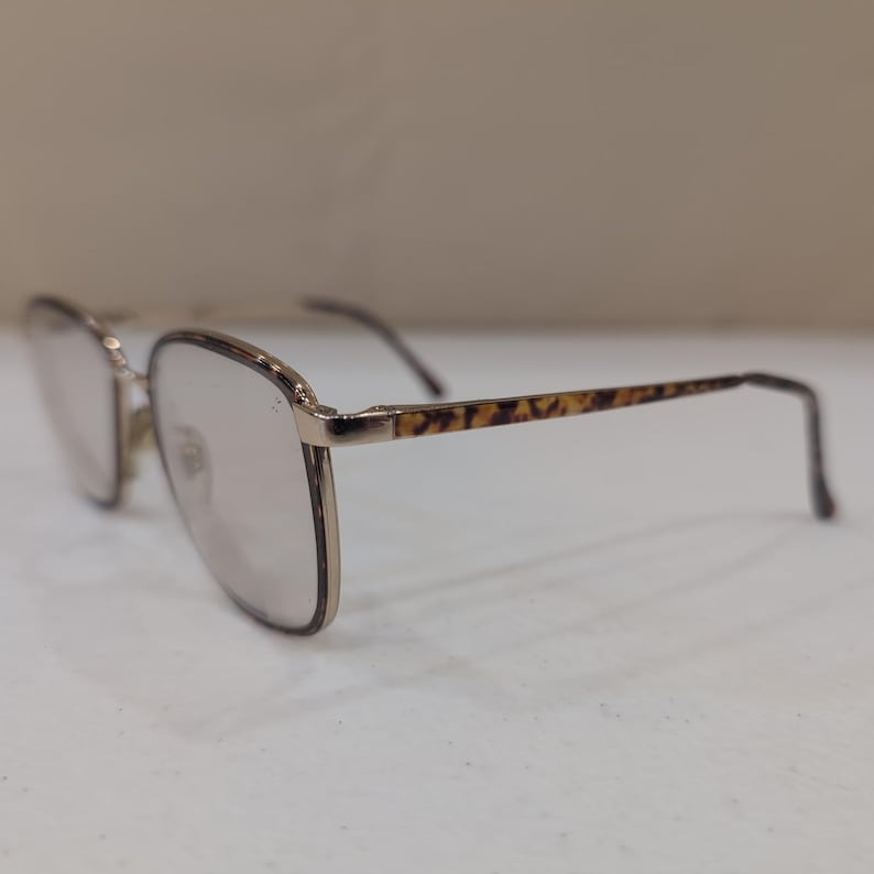 Vintage Titmus TOR Z87 Eyeglasses Frames Tortoise Gold Tone Classic Style Safety image 1