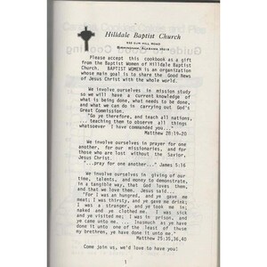Le donne battiste condividono il libro di cucina del Pane della Vita Hilldale Baptist Church Bham, AL immagine 3