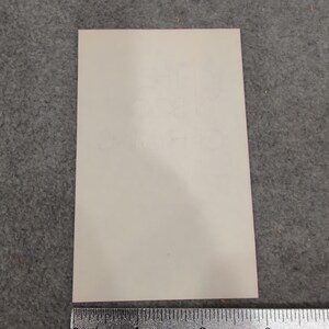 Vintage Blank The Book of Hymns Bookplate United Methodist Church Memorial Label image 2
