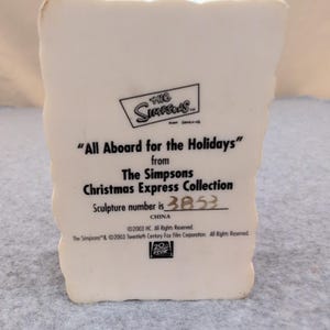 The Simpsons Christmas Express All Aboard for the Holidays 2003 Sculpture image 5