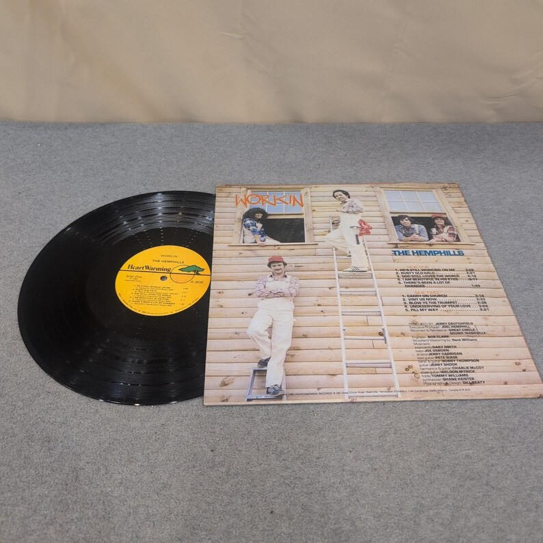 The Hemphills Workin' He's Still Working On Me Vinyl LP HeartWarming R-3578 1980 image 2