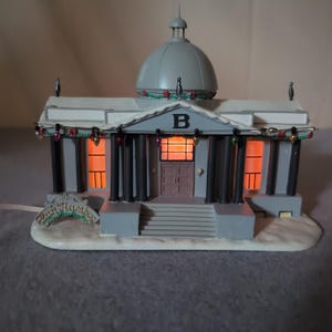 Hawthorne Village The Simpsons Christmas Village Mr Burns Mansion Lighted House image 1