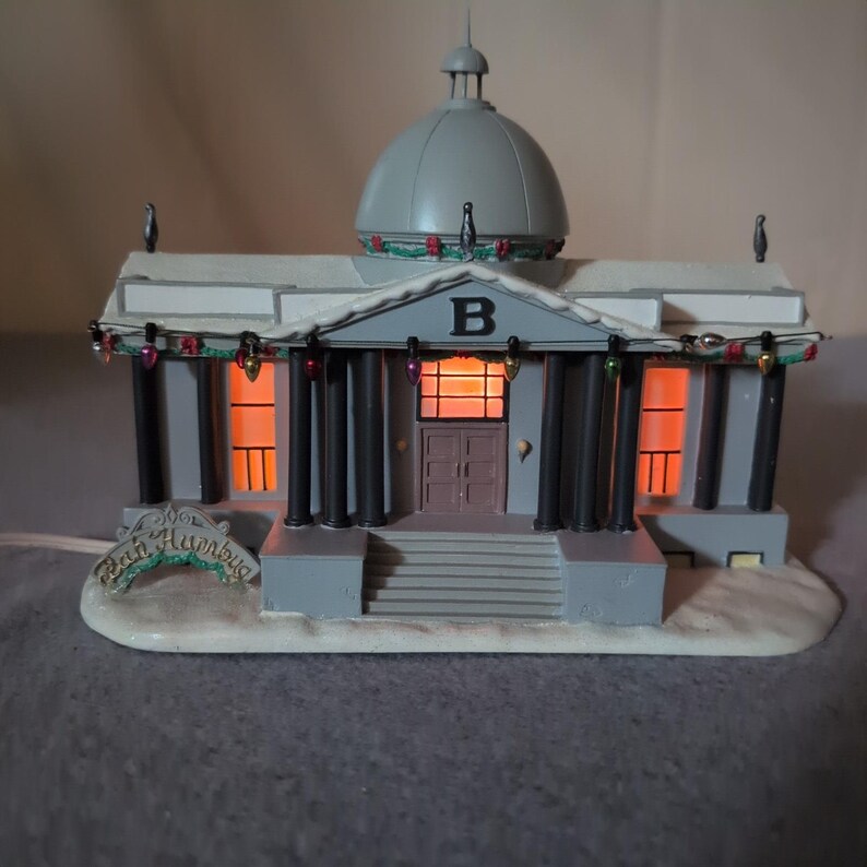 Hawthorne Village The Simpsons Christmas Village Mr Burns Mansion Lighted House image 1