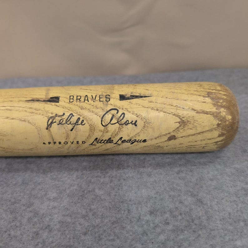 Louisville Slugger Felipe Alou Braves Hillerich & Bradsby Wood Baseball Bat 28in image 3
