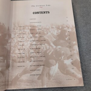 The Crimson Tide An Ill. History of Football University of Alabama Winston Groom image 5