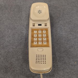 Vintage AIRMATE Beige Dial Push Button Telephone Retro Home Office Desk Phone image 1