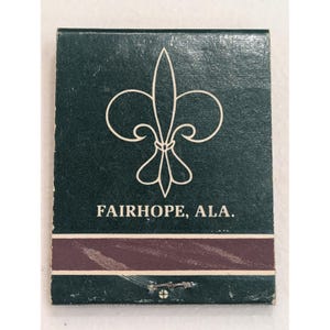 Vintage Winslow's Cafe Matchbook Fairhope Alabama Collectible Souvenir image 2