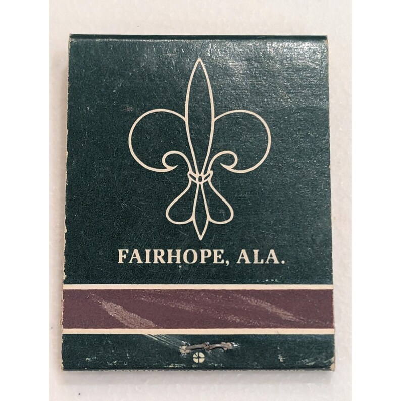 Vintage Winslow's Cafe Matchbook Fairhope Alabama Collectible Souvenir image 2