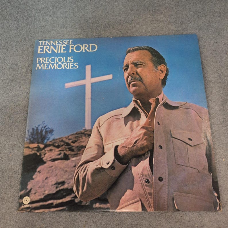 Tennessee Ernie Ford Precious Memories 2-LP Vinyl Record Capitol SVBB-11382 image 1