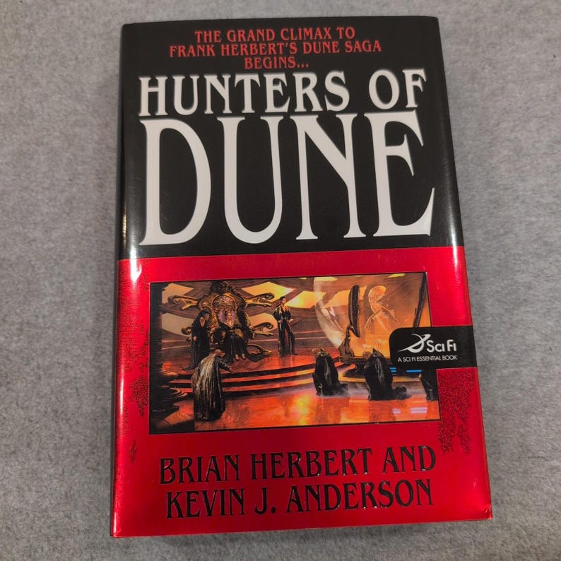 Cacciatori di Dune Prima edizione con ex libris firmato Brian Herbert Kevin J Anderson immagine 1