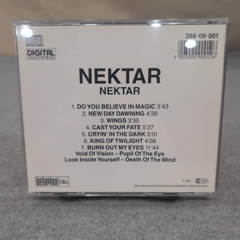 Nektar Nektar CD 1987 Bellaphon West Germany Progressive Rock image 2