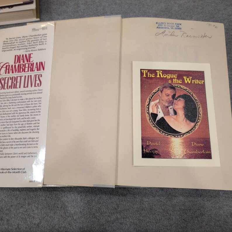 Diane Chamberlain HC Lot of 7 First Editions, 3 Signed + Author's Wedding Invite image 8
