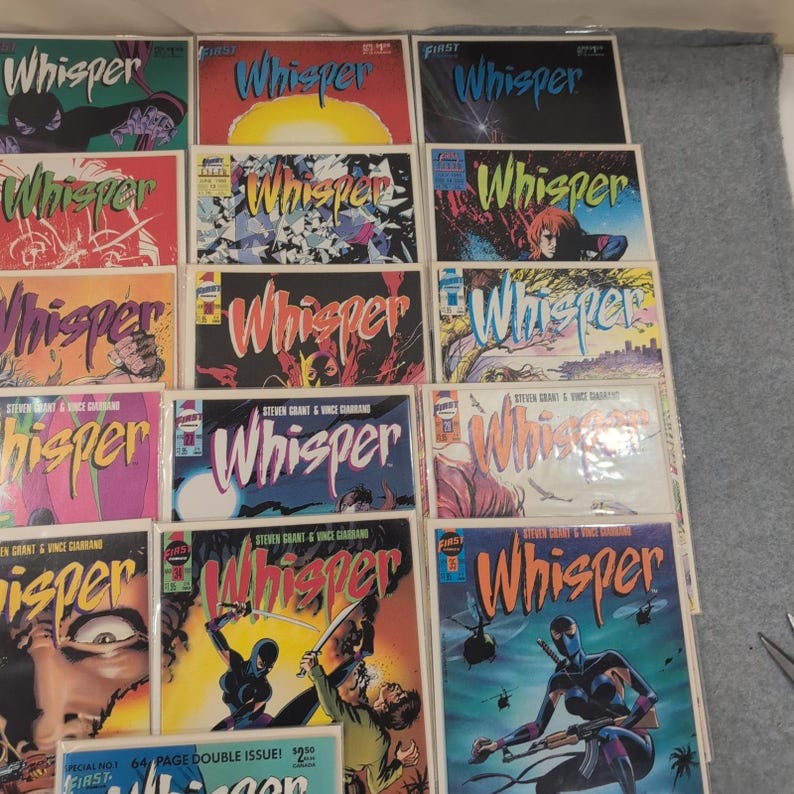 Whisper First Comics Lot 1-37 + Special Steven Grant Steve Epting Ninja image 8